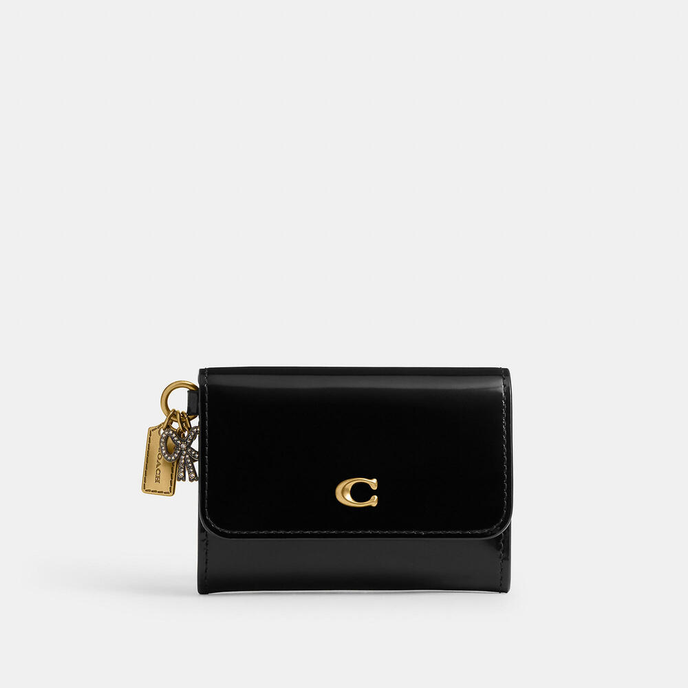 Coach Essential Flap Card Case With Charms - Picture 2 of 8